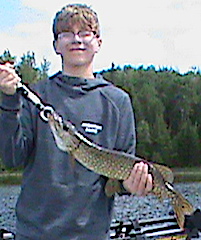 Fun Fishing Northern Pike with Grandpa at Fireside Lodge by Joe